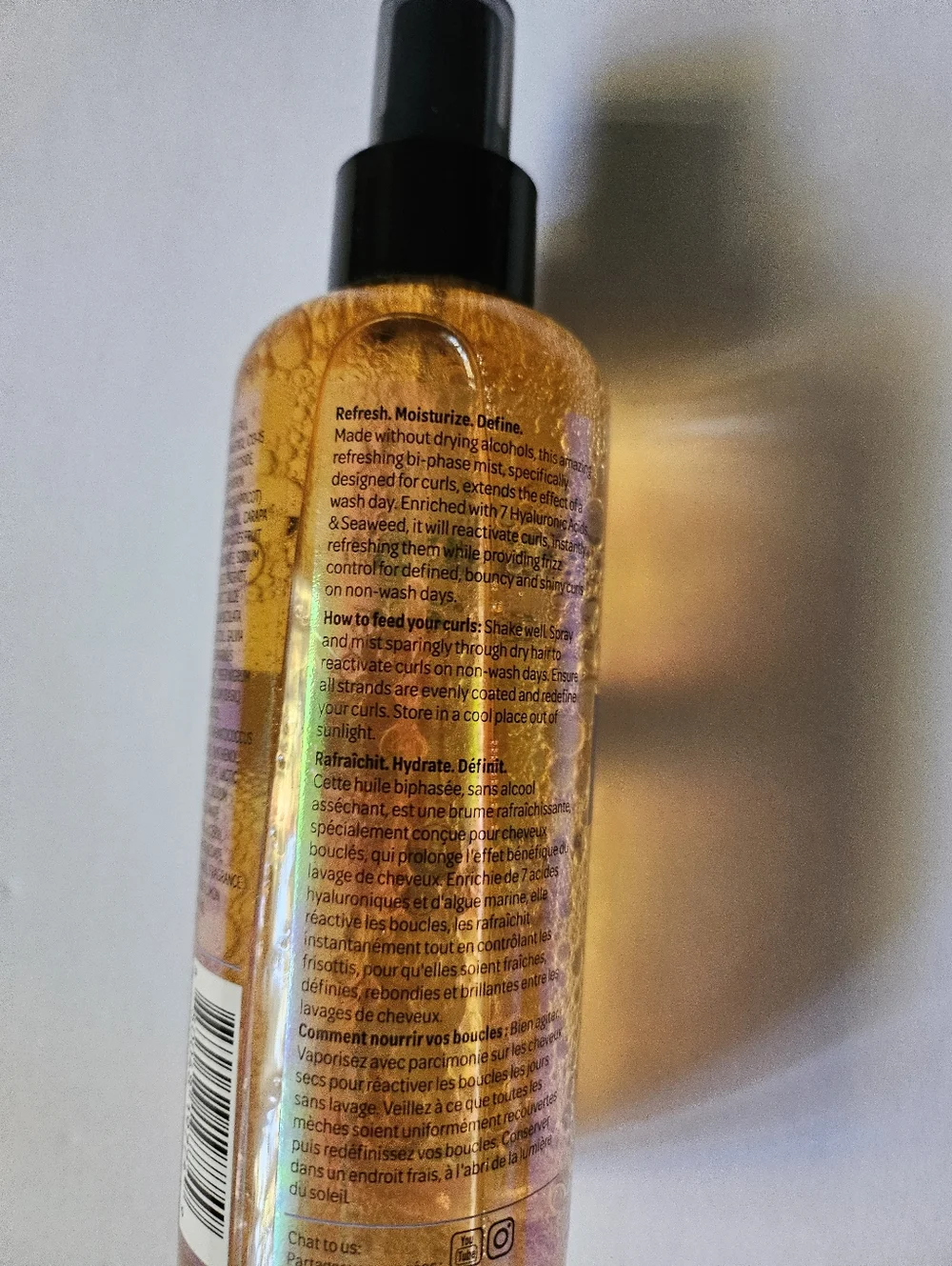 New Curlsmith Shake + Shine Spray Mist 6.6 Oz Curl Refresher Vegan Cruelty Free